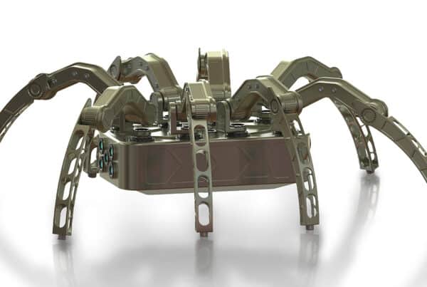 L’ARACNYD : mon robot araignée de 2 mètres de diamètre