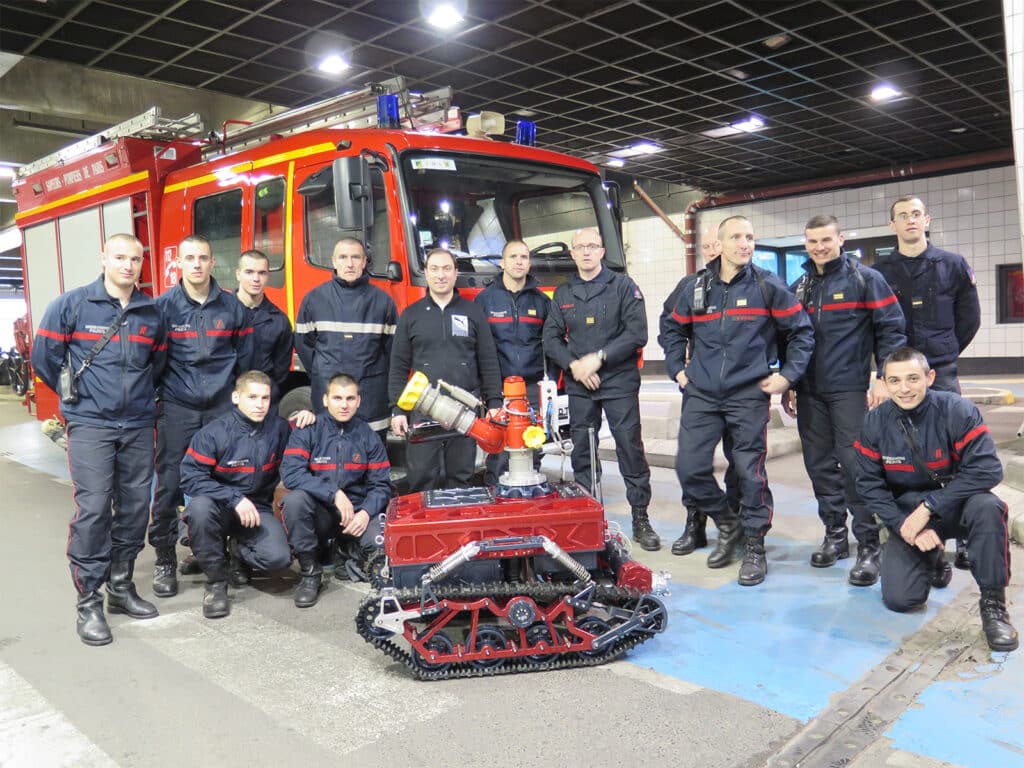 Robot Pompier : Collaboration avec les Pompiers de Paris