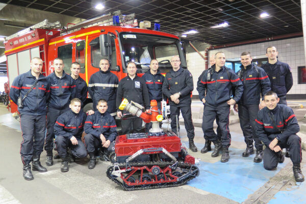 Robot Pompier : Collaboration avec les Pompiers de Paris