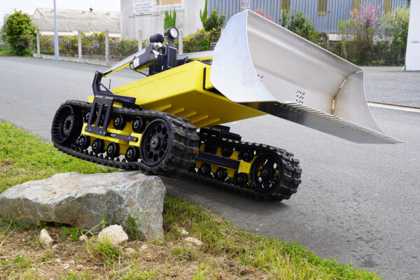 ALGOR : Le Robot à Chenilles Électriques Redéfinissant les Tâches de Manutention, Nettoyage et Dépollution